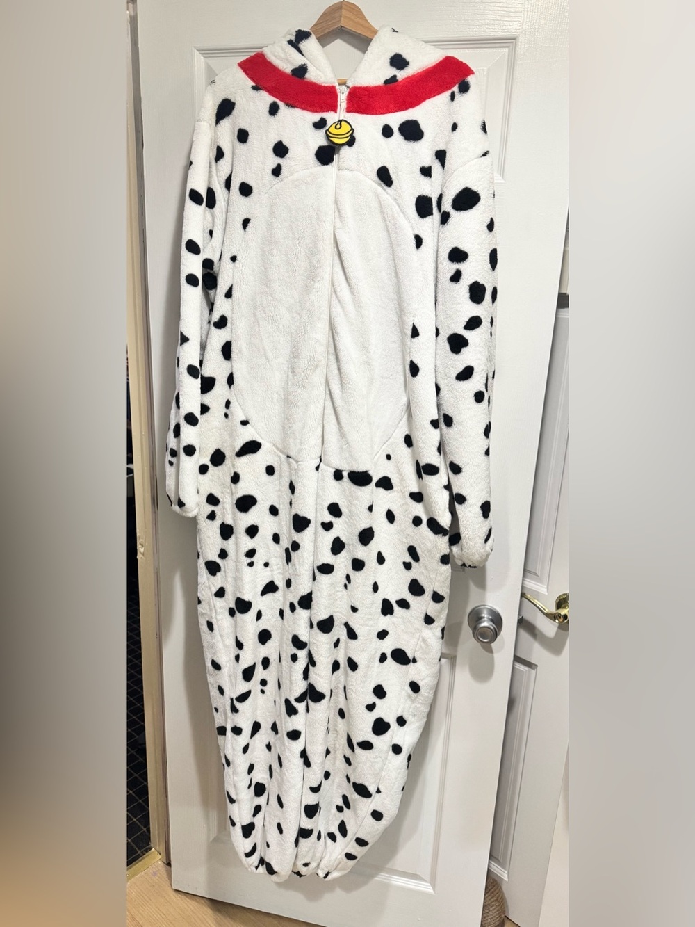 Men’s Dalmatian Halloween Costume - White/Black